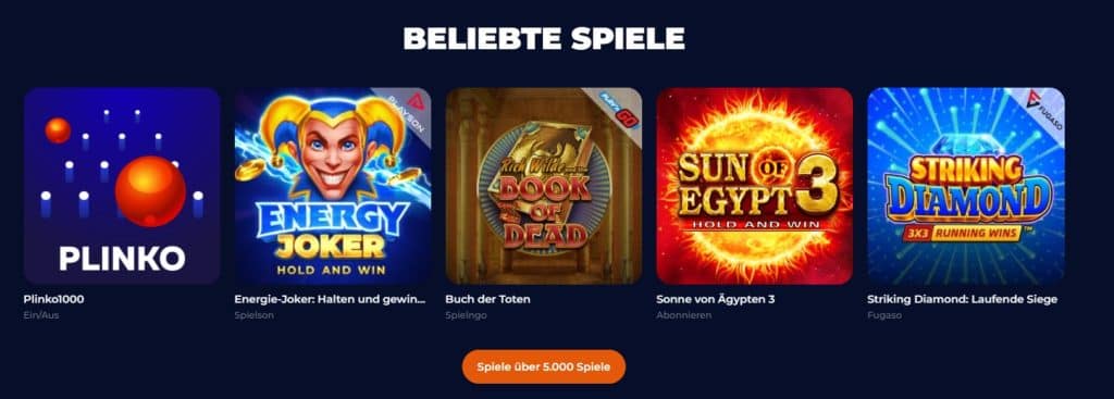 Nine Casino Spiele