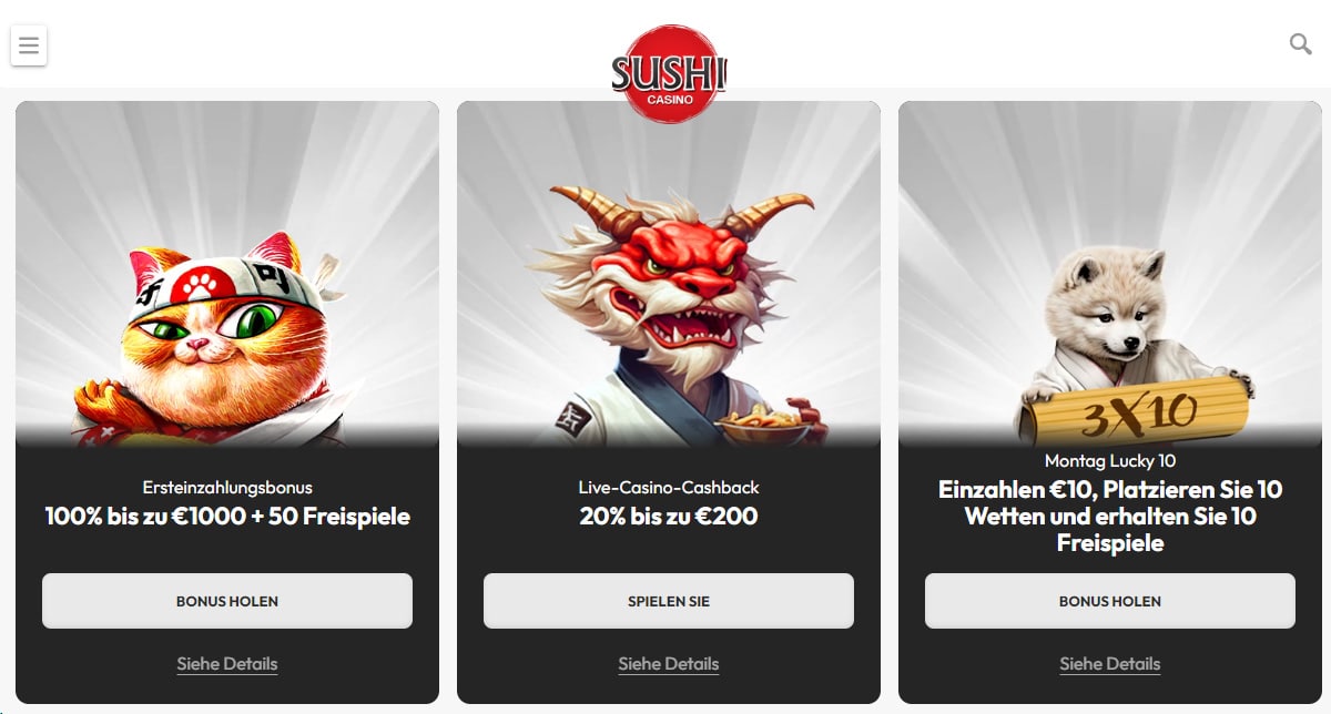 Sushi Casino Promotions Casino