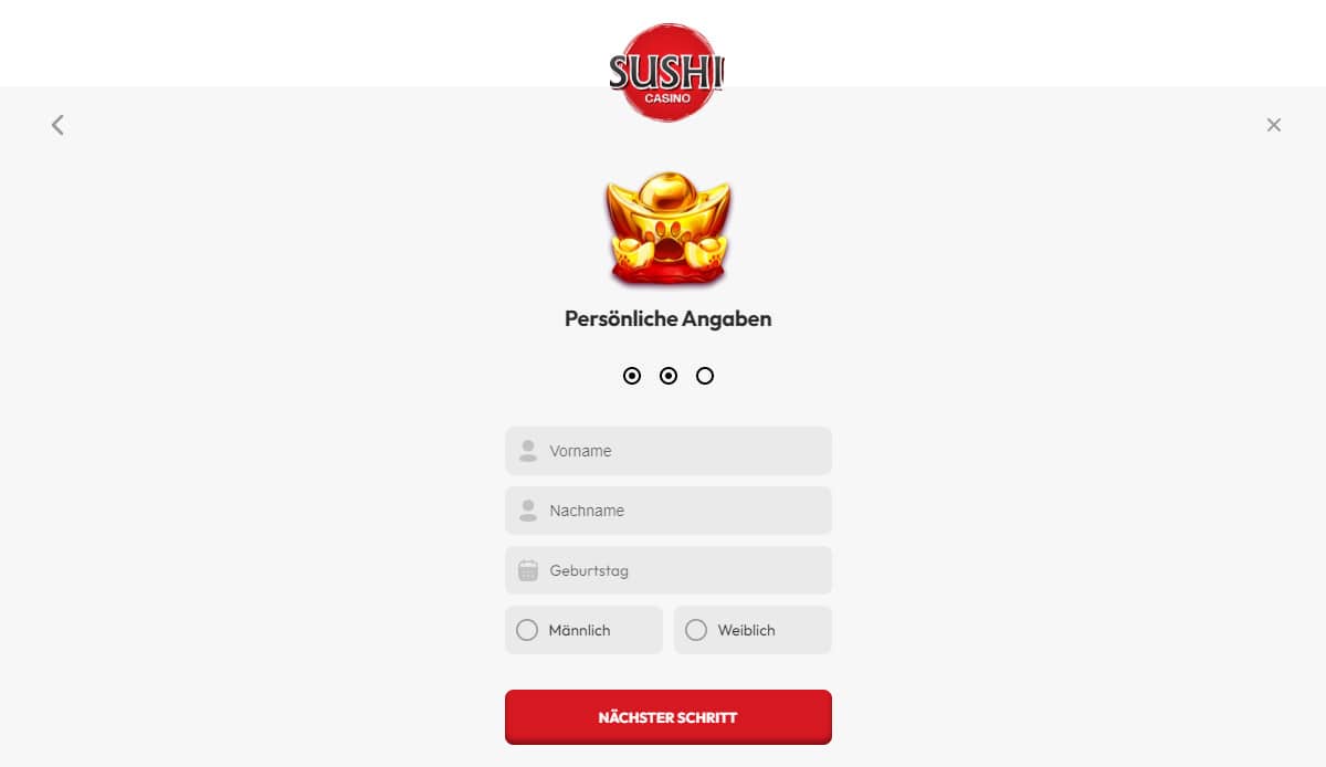 Sushi Casino Registration 2