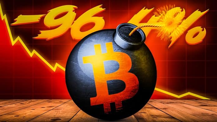 Bitcoin price forecast “ticking time bomb”, 96.4% crash risk! Top analyst sees new crash – this week