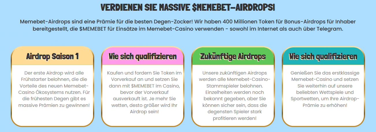 Memebet Airdrops