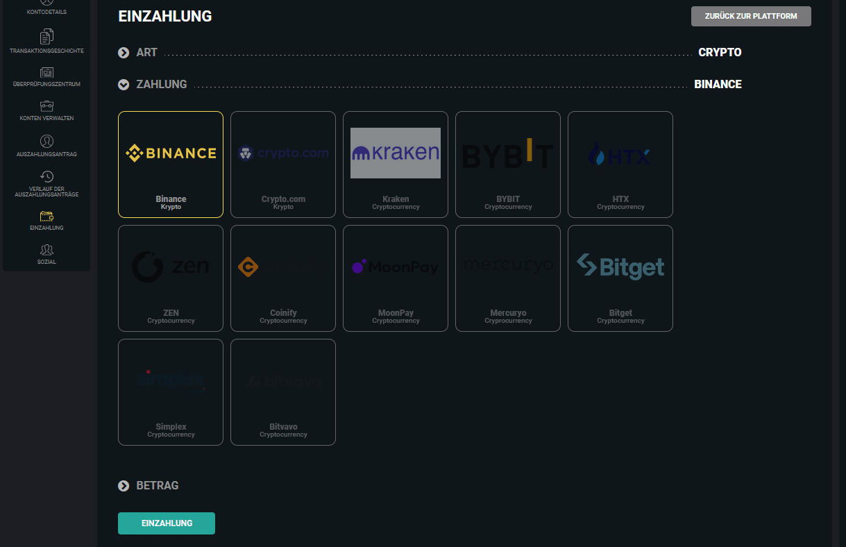 Quantum Apex Ai Einzahlung