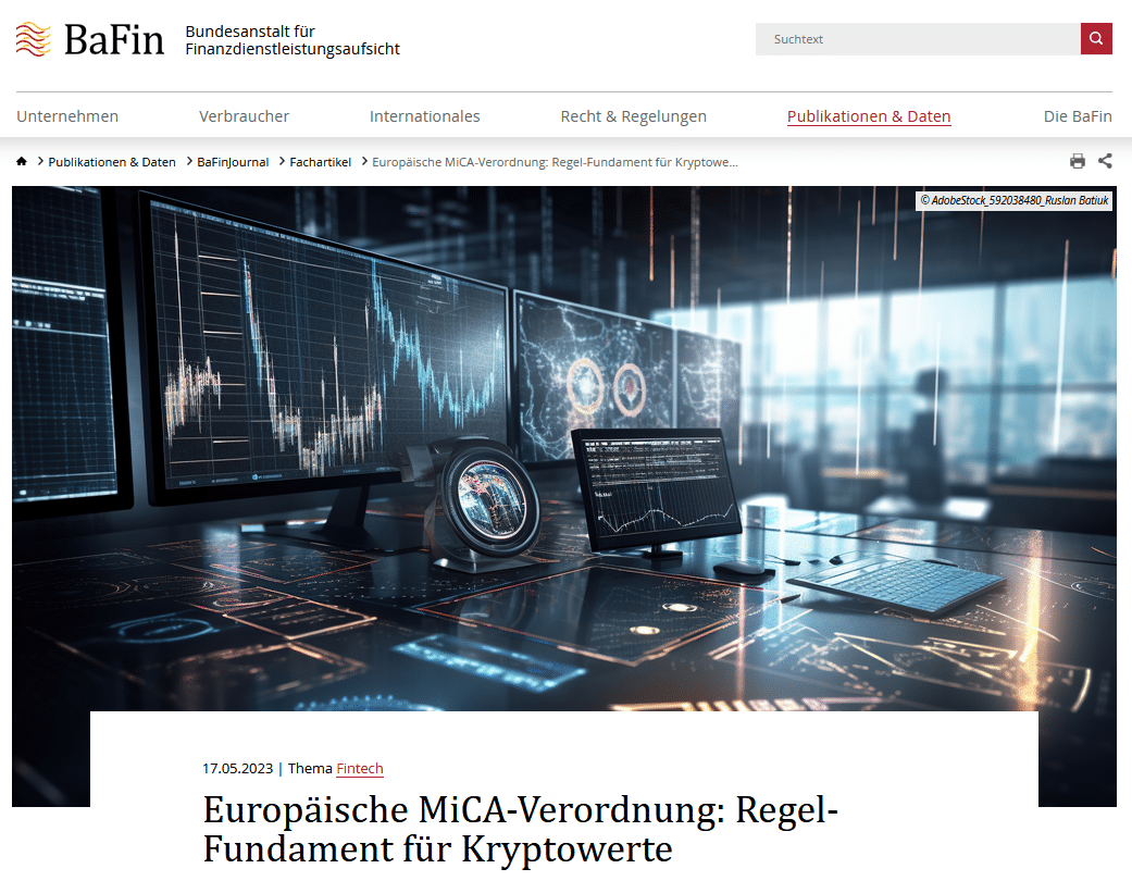 Was ist die MiCA-Verordnung