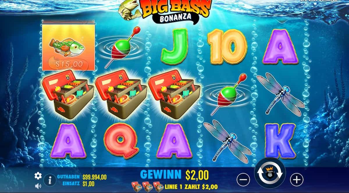 Big Bass Bonanza Slot spielen