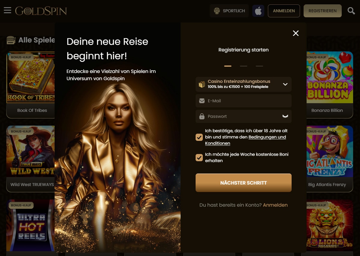 Goldspin Registration 1