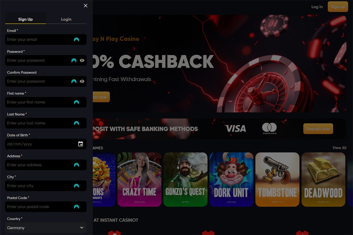 Aanmelden bij buitenlandse online casino’s