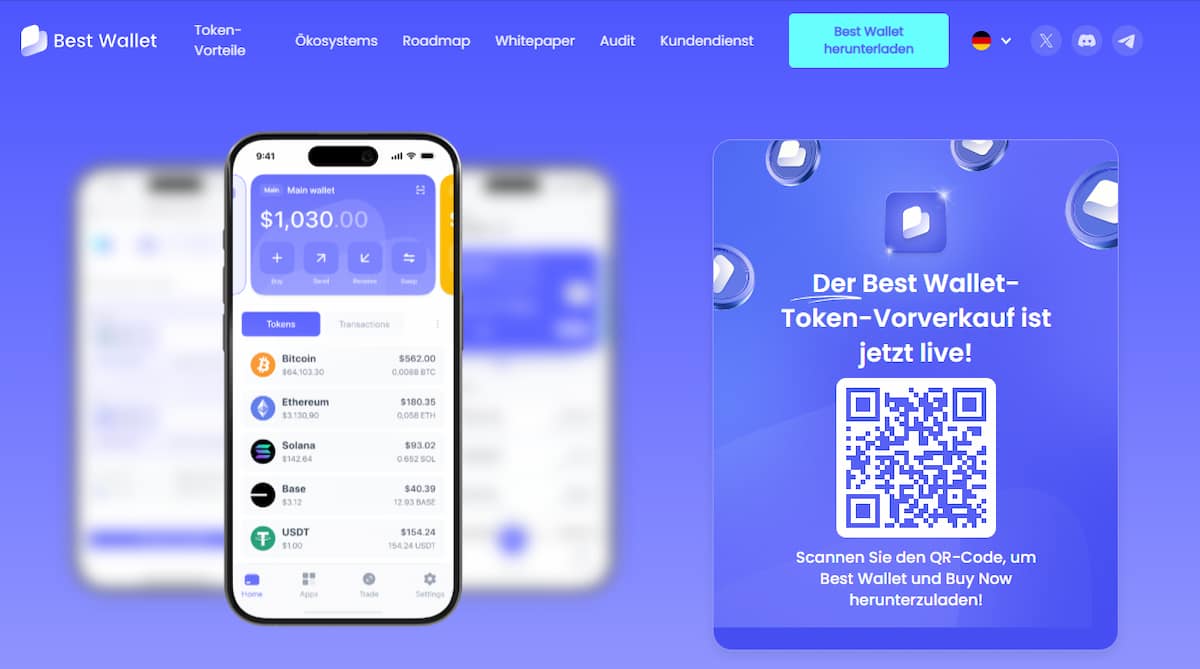 Best Wallet Presale Neue Kryptowährung