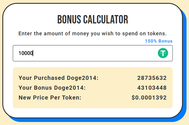 Von Dogecoin zu DOGE2014 - Bonus