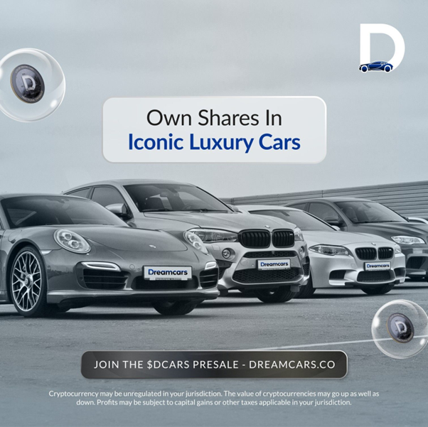 Dreamcars ermöglicht den Besitz von Luxusautos mit $DCARS-Tokens