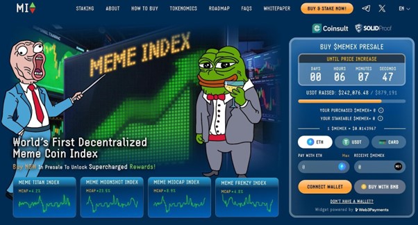 Meme Index stellt den ersten dezentralen Meme-Coin-Index vor