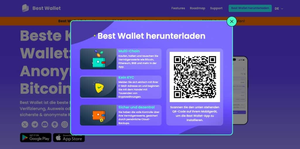 Best Wallet App herunterladen - Screenshot