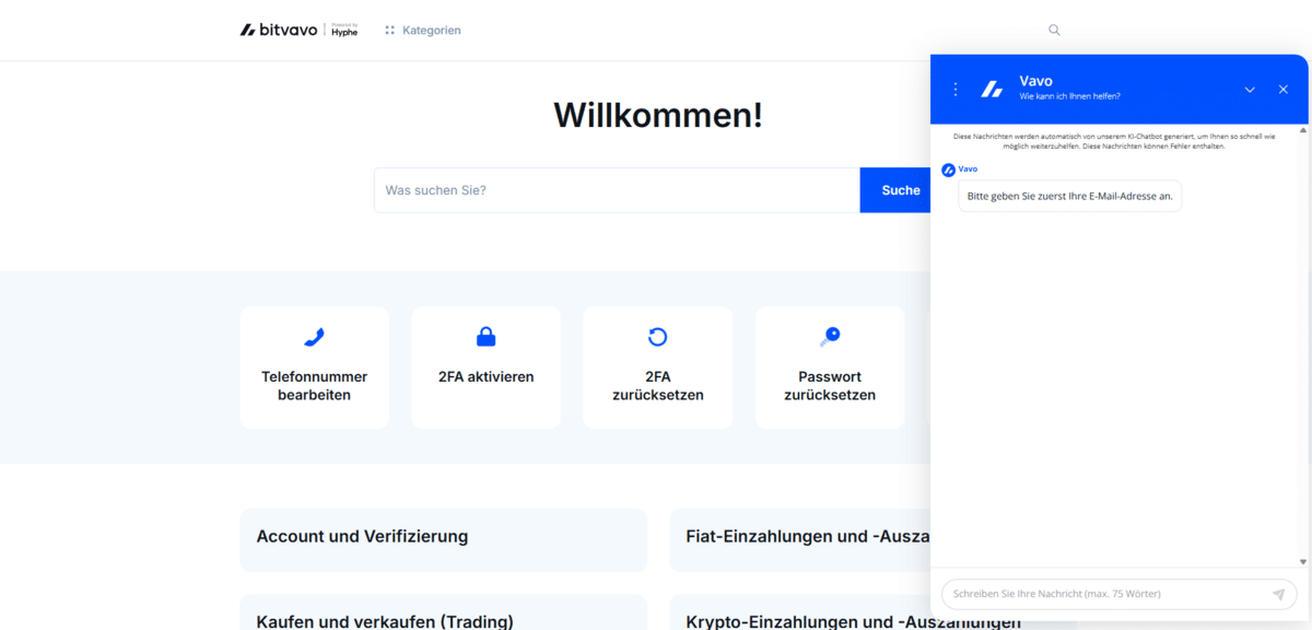 Bitvavo Support