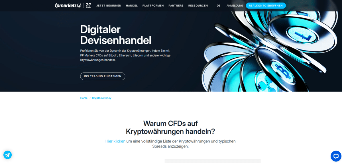 FP Markets Handel