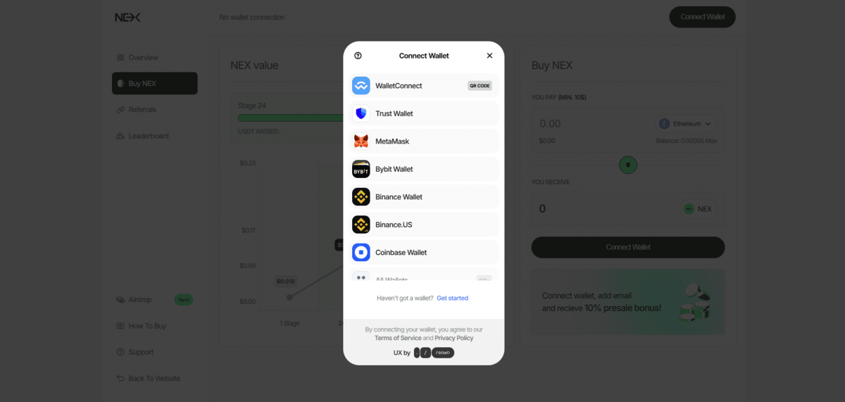 NexChain AI Wallet