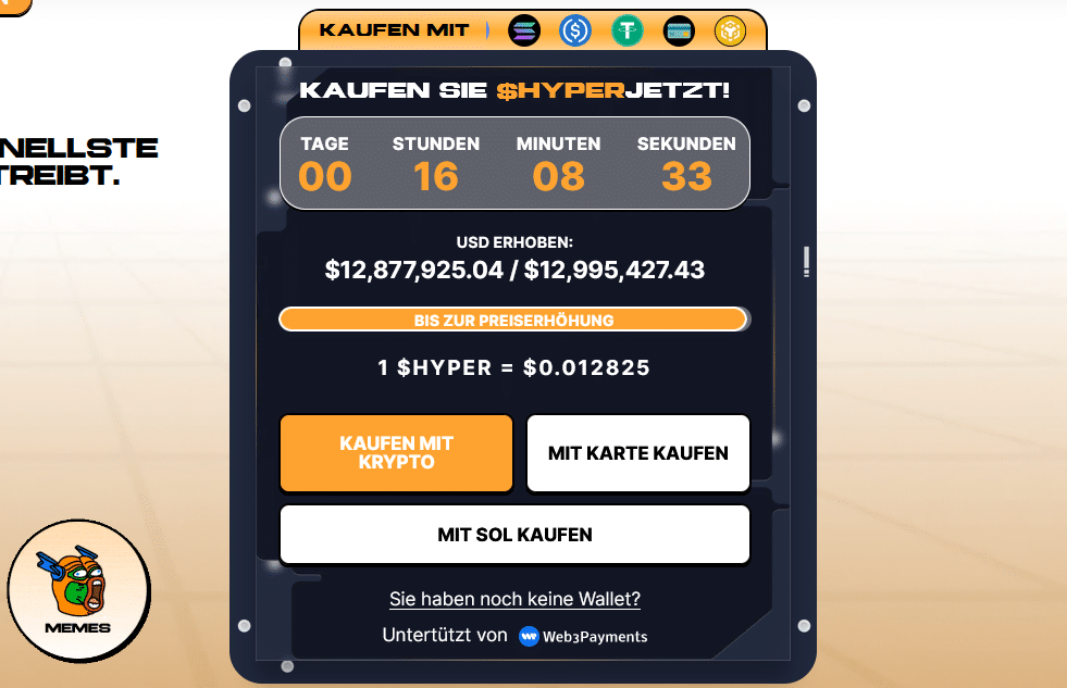 BItcoin Hyper kaufen