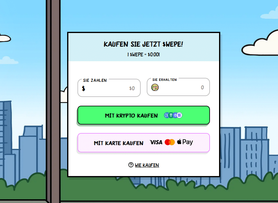 Wall Street Pepe kaufen