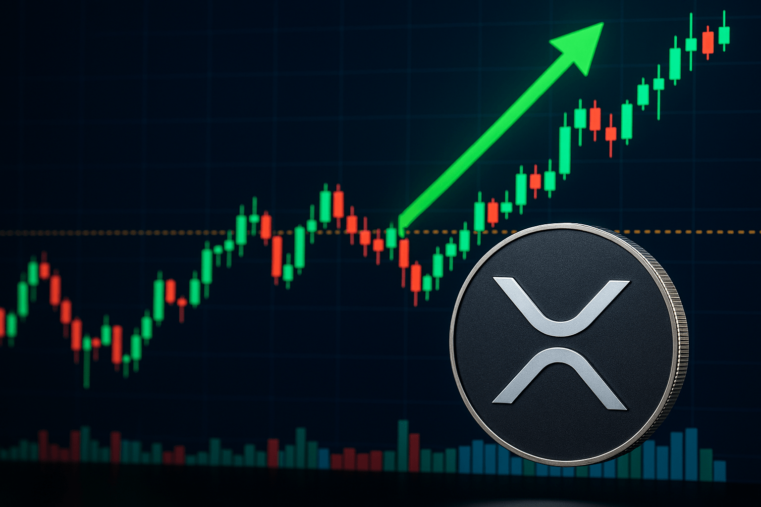 XRP Coin vor Chart