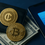 Coins mit Smartphone
