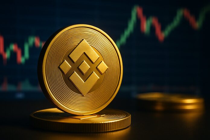 BNB Coin vor Graph
