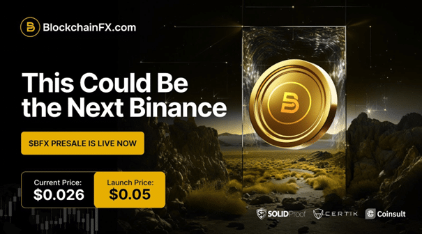 Nächste 100-fach Krypto - BlockchainFX-Presale übertrifft frühes BNB-Wachstum