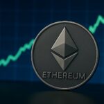 Ethereum Coin vor Graph