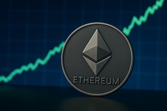 Ethereum Coin vor Graph
