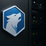 Terawulf logo auf server