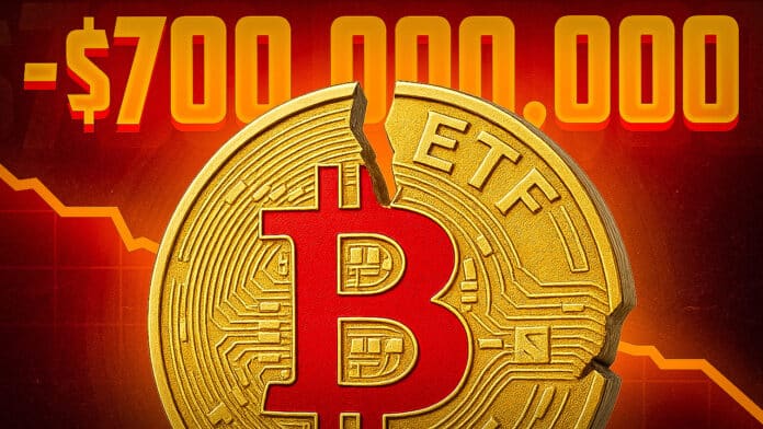 $700 Mio. Minus – pro Tag! Bitcoin schwächelt Zuflüsse in ETFs seit Oktober rückläufig – werden Institutionen bearish?