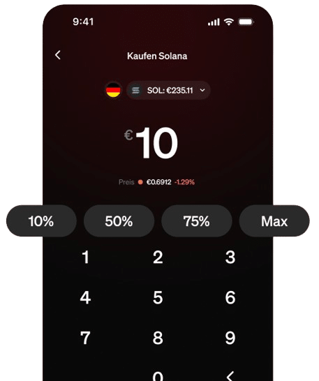 MoonPay Solana kaufen