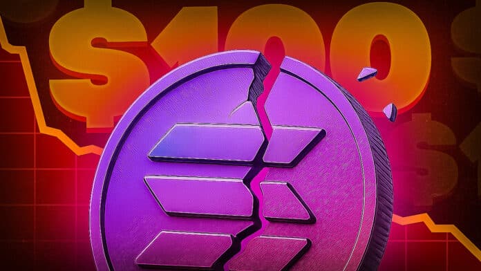 Solana Prognose Krypto Crash treibt Kurs gen 100 Dollar! Fällt SOL bald aus der Krypto-Top-10?