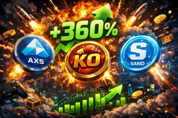 +360%, +116%, +31%! KO, AXS & SAND Gaming Kryptowährungen explodieren – welcher Coin ist jetzt der beste?