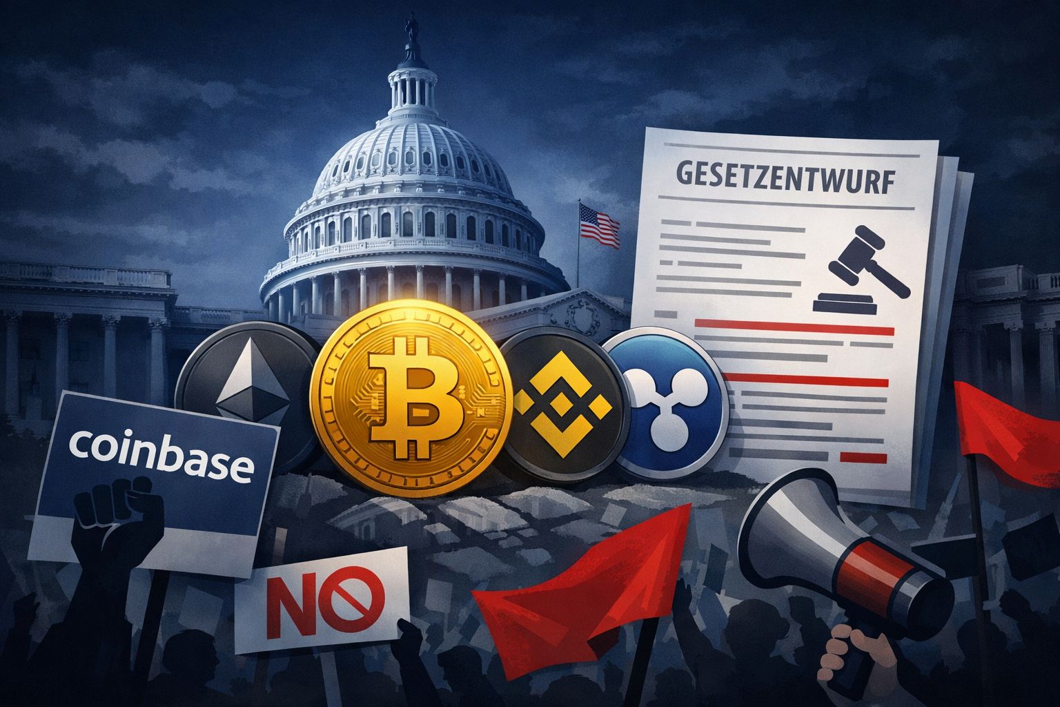 US-Krypto-Gesetz trotzt Coinbase-Widerstand