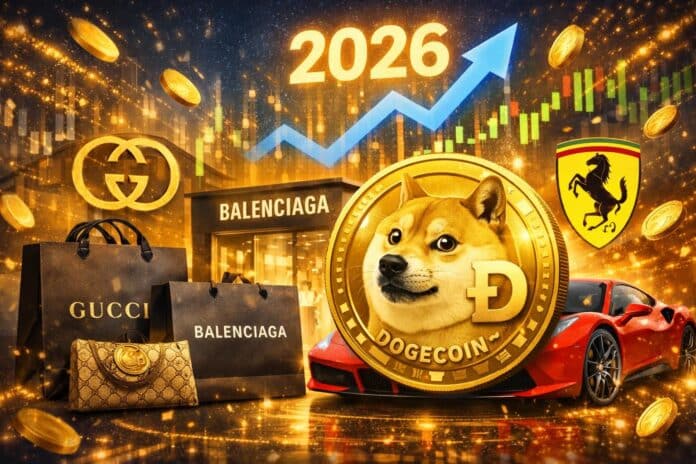 Dogecoin Prognose Gucci, Balenciaga & Ferrari – immer mehr Luxus-Marken nehmen DOGE! Wird 2026 jetzt zum Wendepunkt?