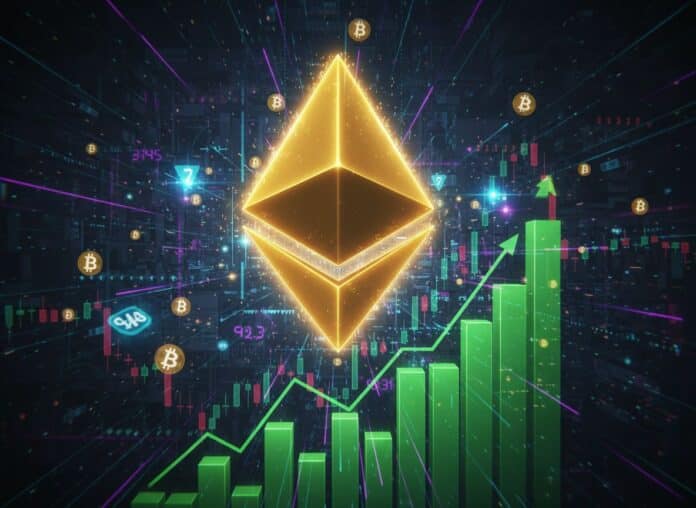 Ethereum verzeichnet neue Höchstwerte bei der On-Chain-Aktivität