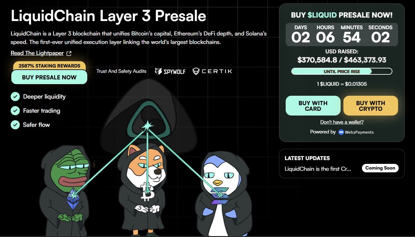 liquidchain layer 3 - presale