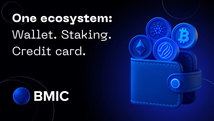BMIC one ecosystem wallet staking credit card