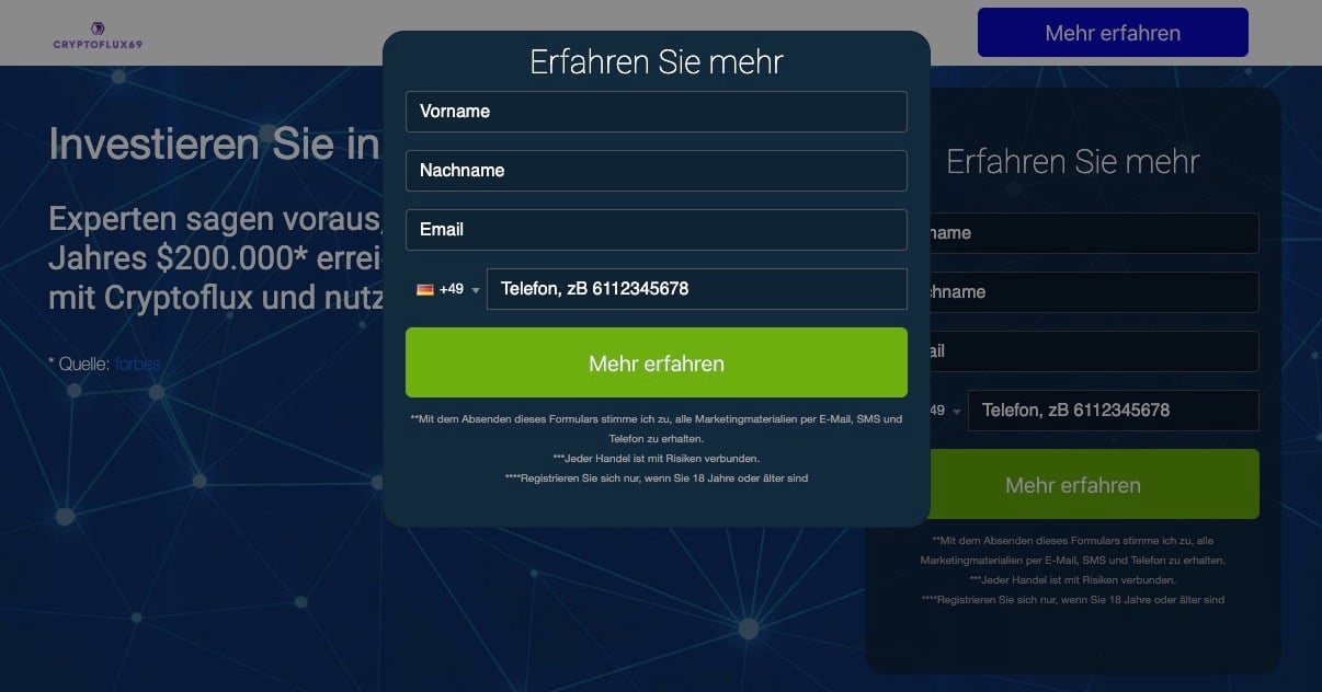 Cryptoflux Login