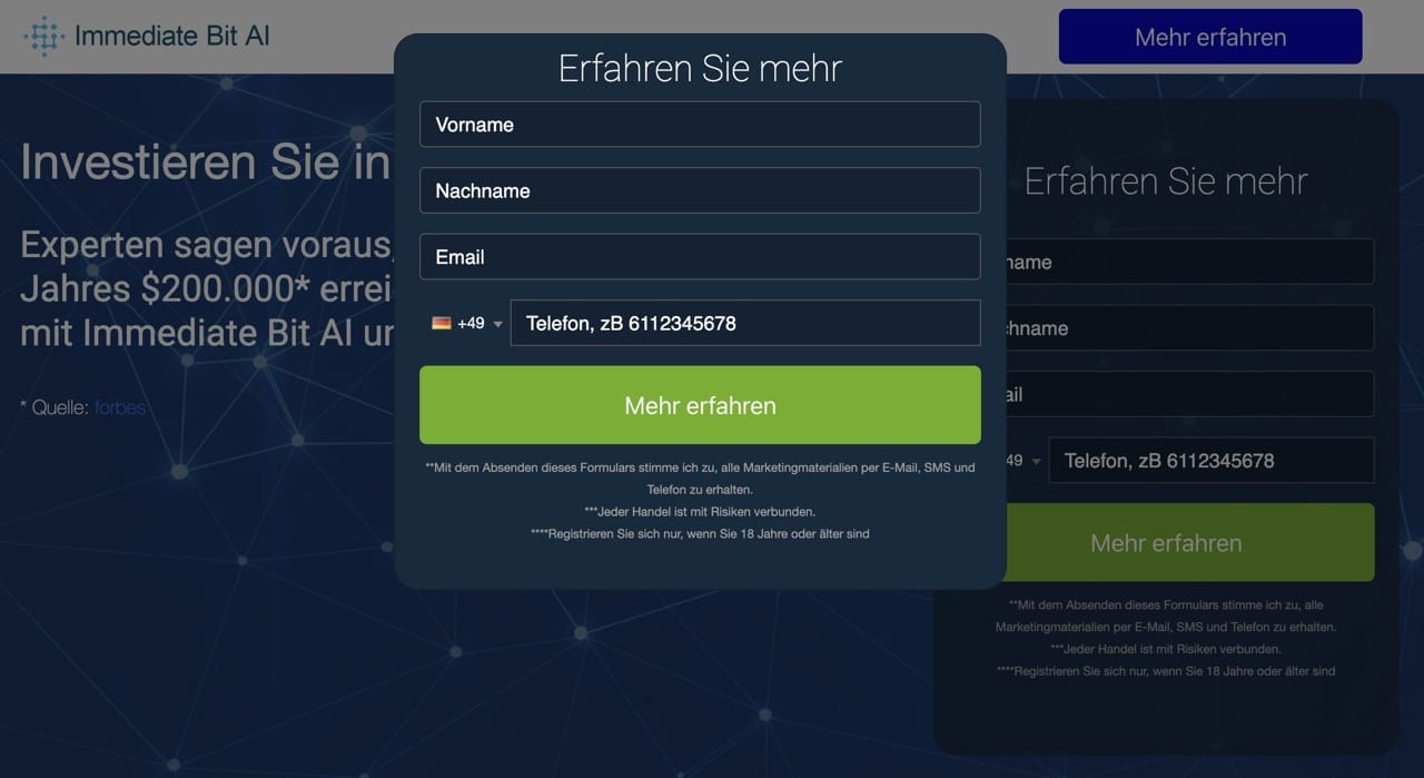 Immediate Bit AI Login