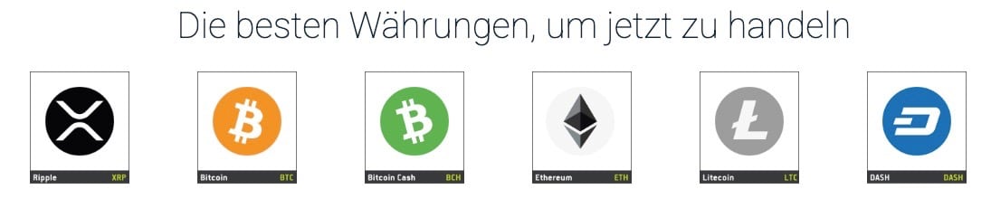 Kryptowährungen zum Handel
