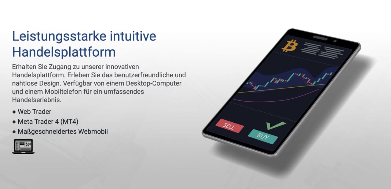 Leistungsstarke Handelsplattform