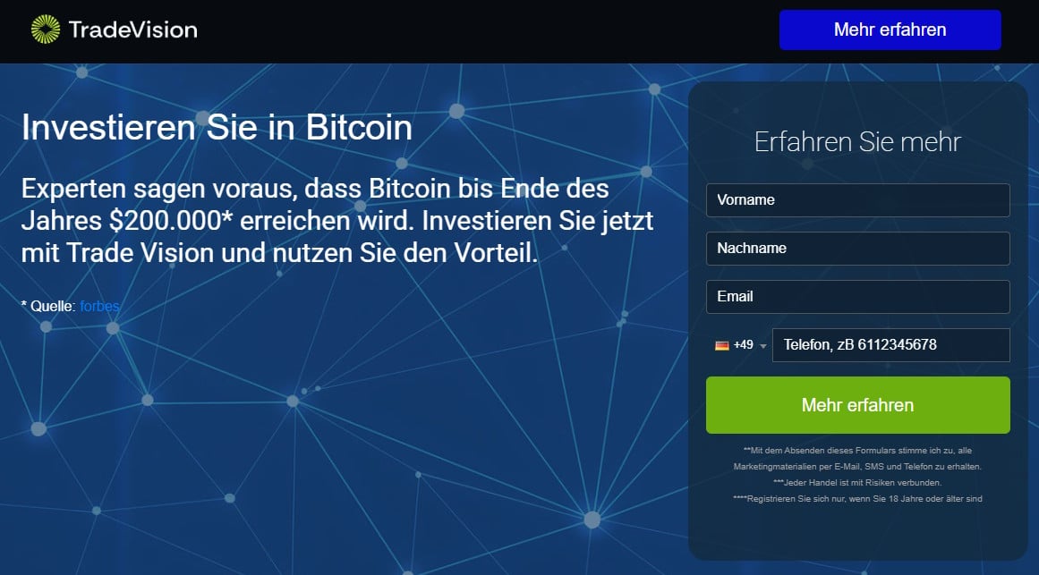 TradeVision Erfahrungen