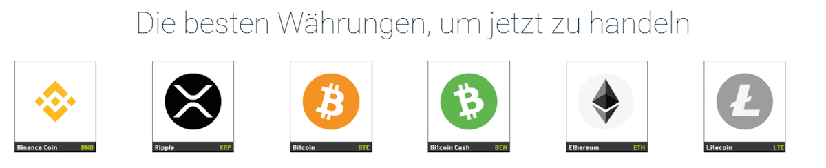 TradeVision Kryptowährungen