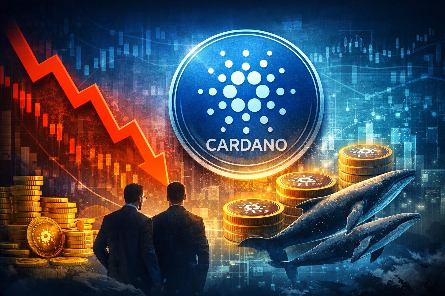 Cardano dans l'effondrement des prix – mais les baleines agissent - La Crypto Monnaie