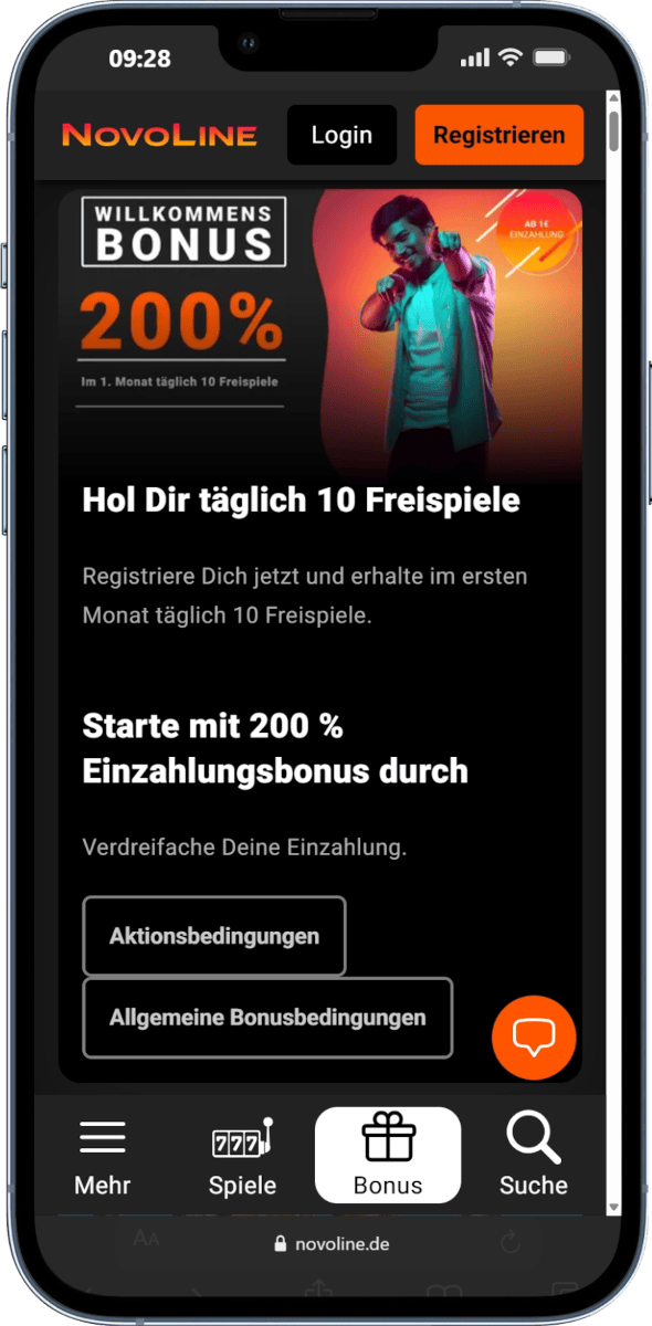 novoline casino bonus