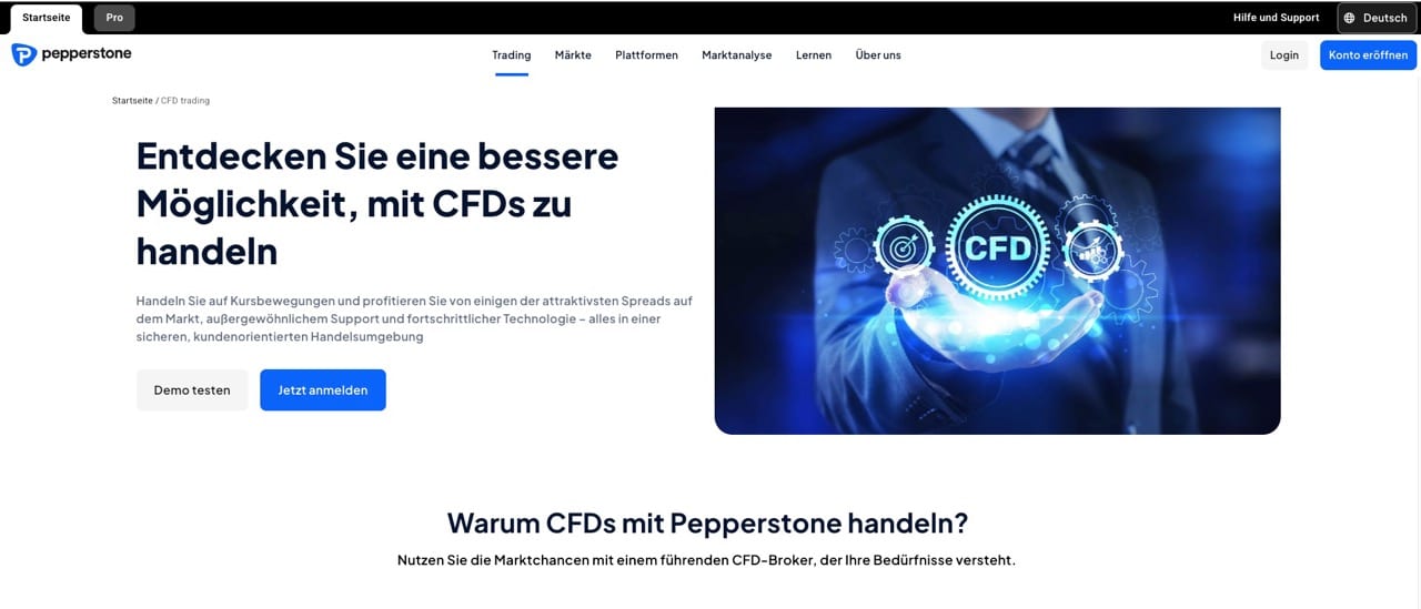 pepperstone cfd broker