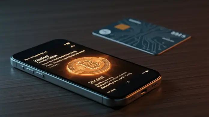 pyra-abschaltung-drift-exploit-solanas-liquiditaets-paradox Cryptocurrency wallet and deactivated payment card on desk representing Solana liquidity crisis