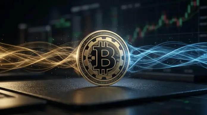 bitcoin-vor-grossem-deribit-verfall Bitcoin coin between opposing market forces before a major options expiration