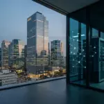Seoul financial district and secure digital asset infrastructure represent BitGo’s institutional VASP approval in Korea.