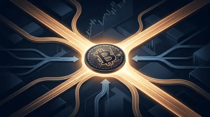 blackrock-bitcoin-etf-zufluss Bitcoin ETF capital flows converge on one dominant institutional investment channel