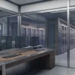 Moderne Kryptobörsen-Infrastruktur symbolisiert Mirae Assets Kontrolle über Korbit und die Ausrichtung auf digitale Vermögenswerte
